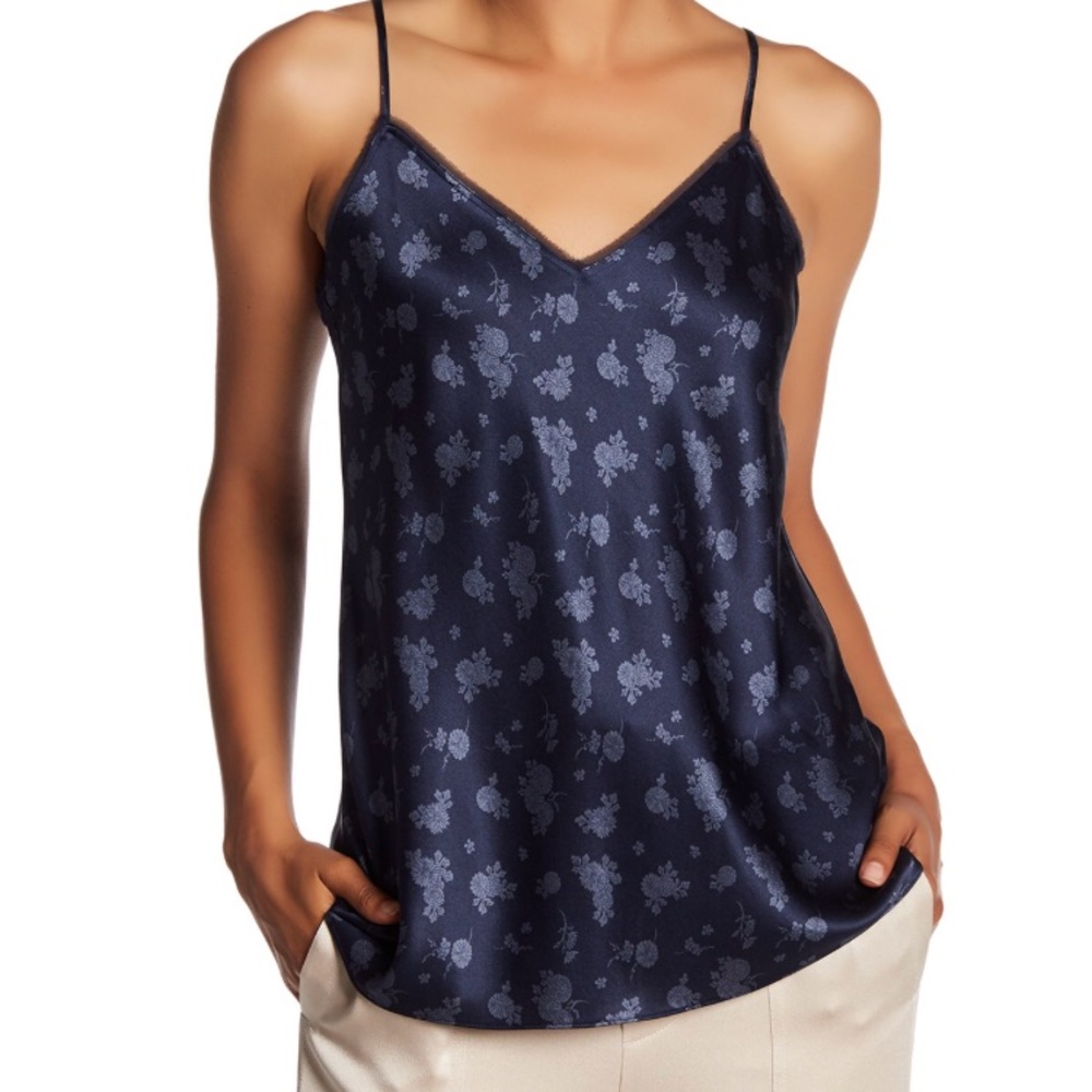 NWT Vince Calico Floral Silk Camisole